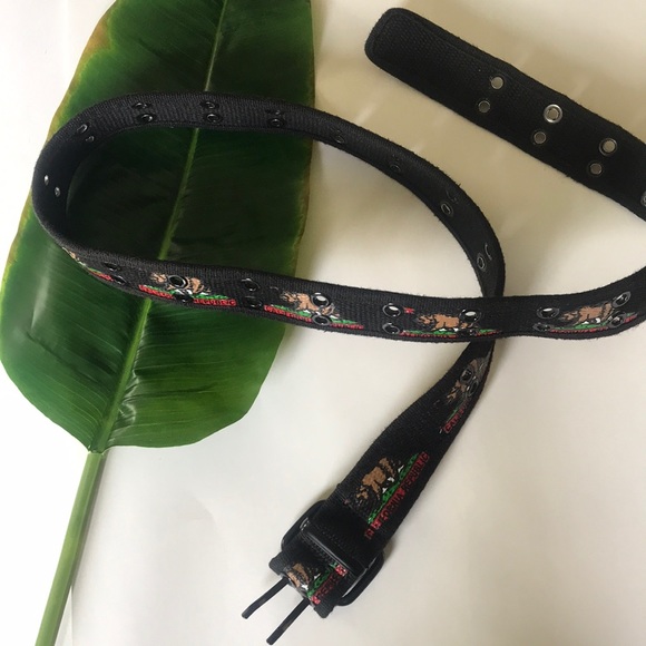 Men’s Black California Republic Belt - Picture 2 of 4